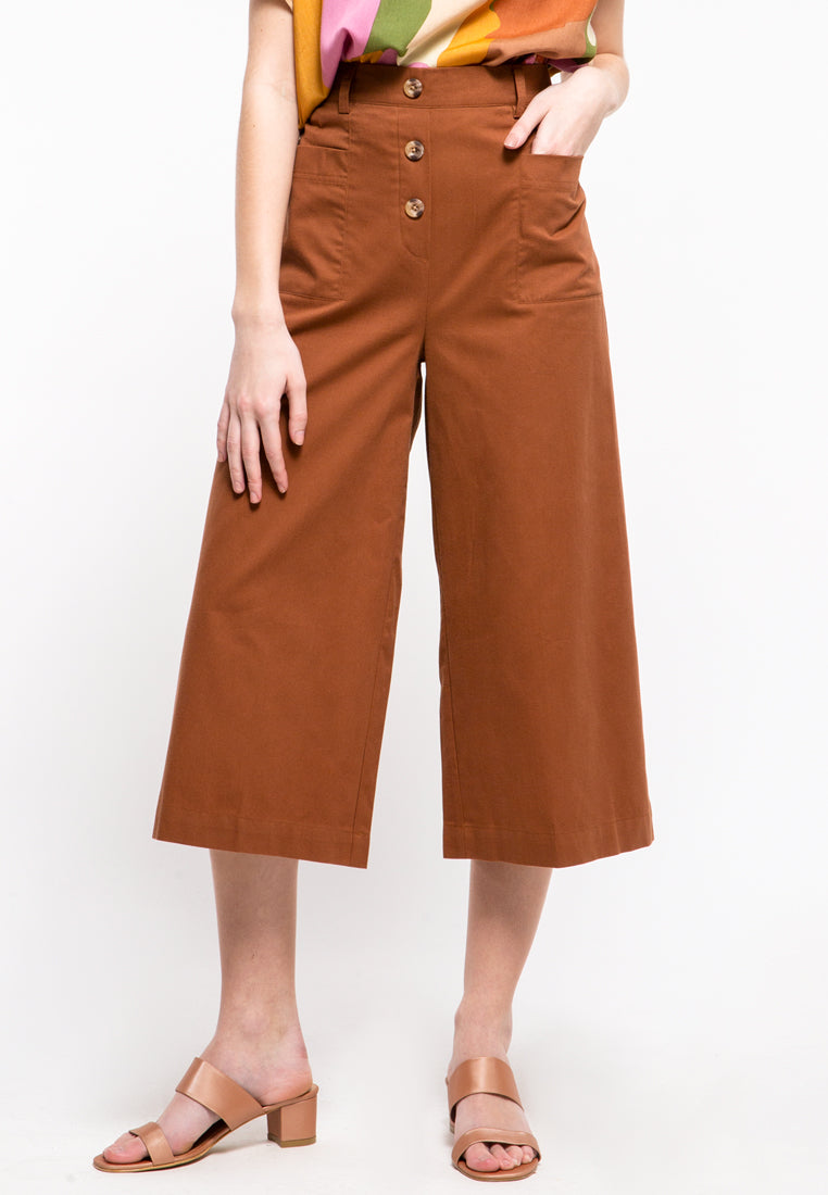 Midi Wide Leg Pants