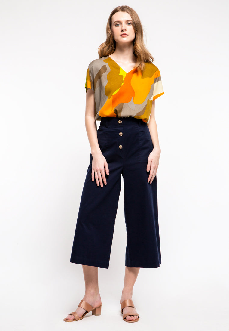 Midi Wide Leg Pants
