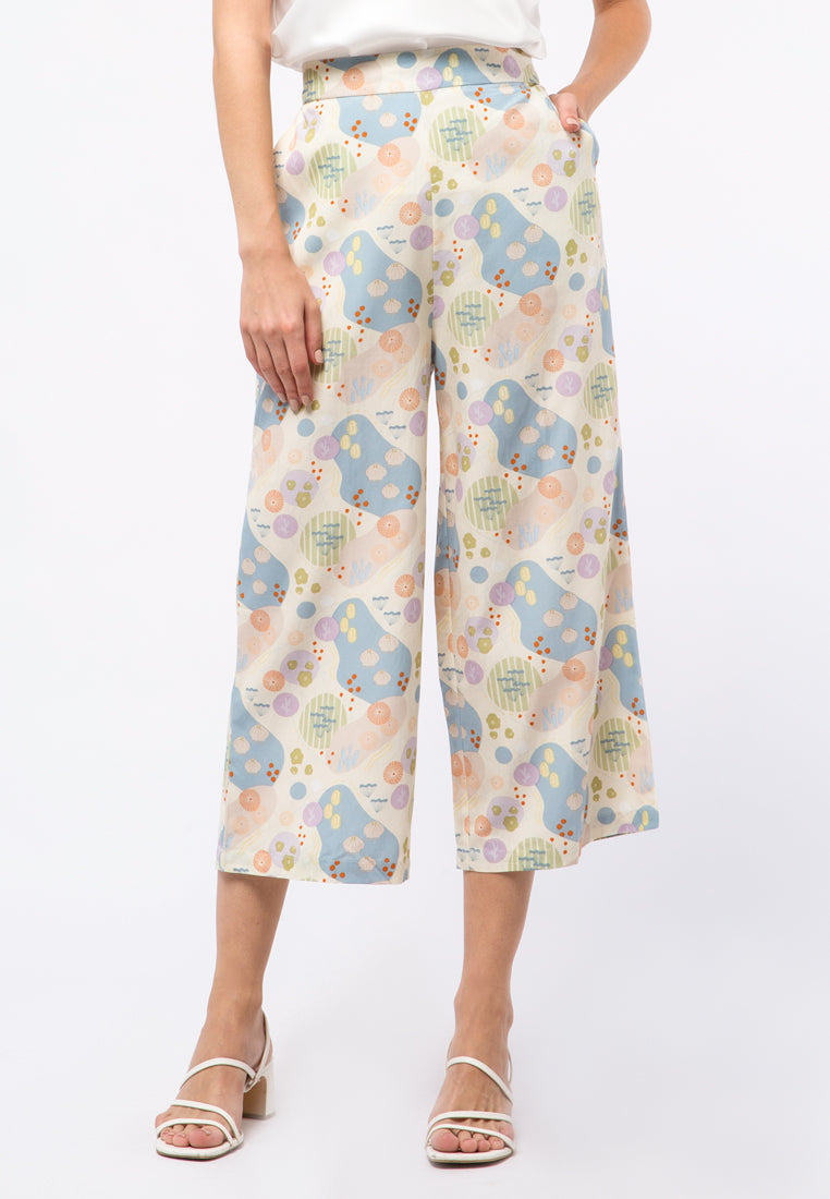Et Cetera x Ditut Highwaist Printed Culotte