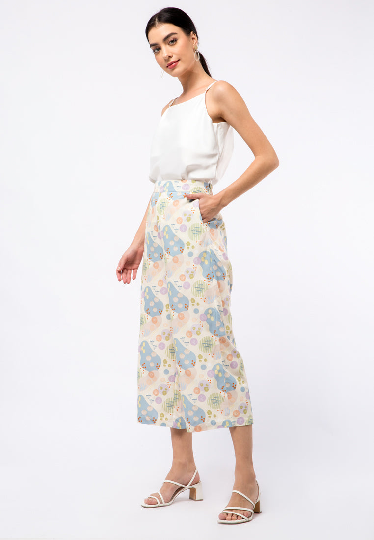 Et Cetera x Ditut Highwaist Printed Culotte