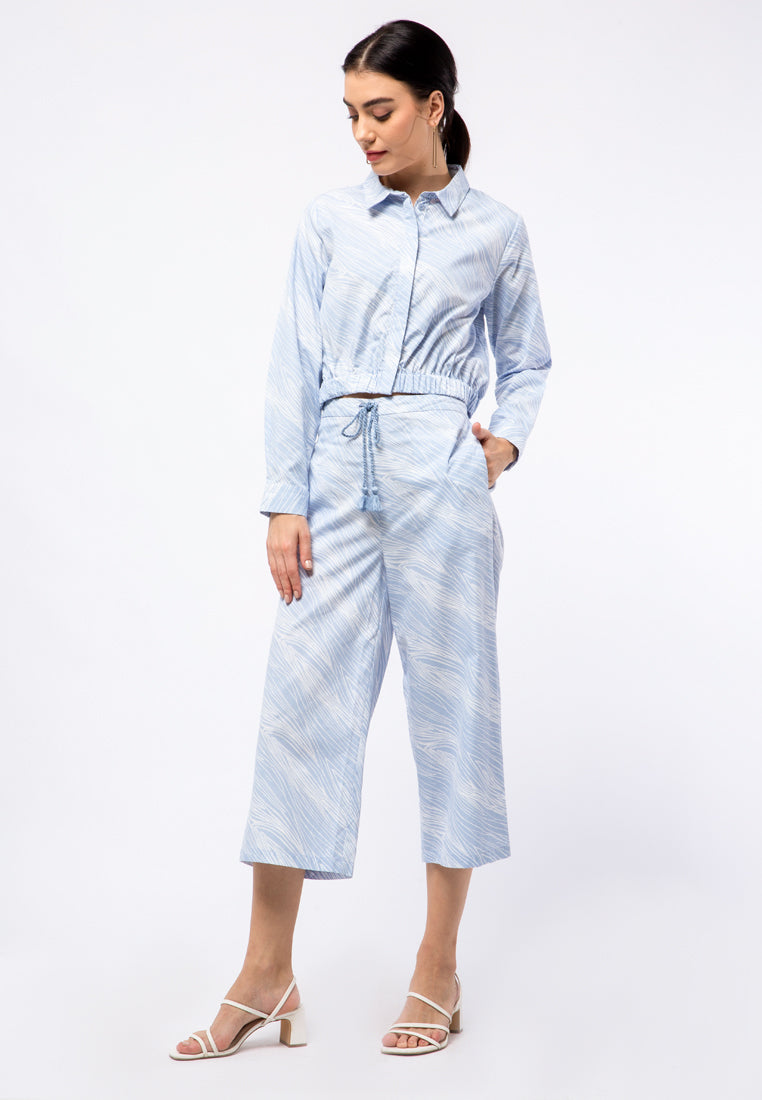 Printed Highwaist Culotte