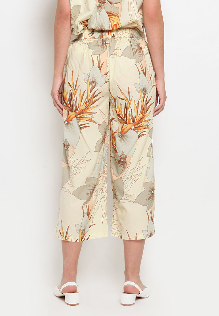 Printed Cullotte Pants