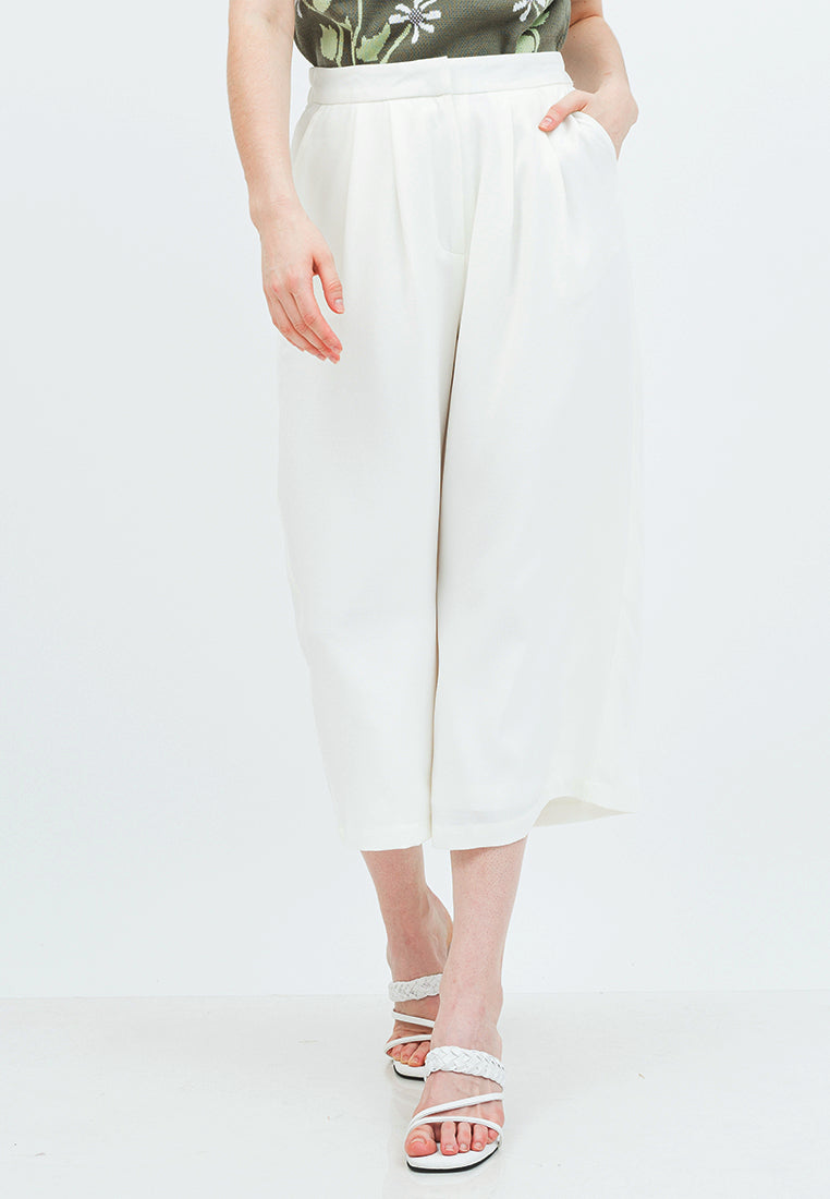 High Waist Wide Leg Cullotes