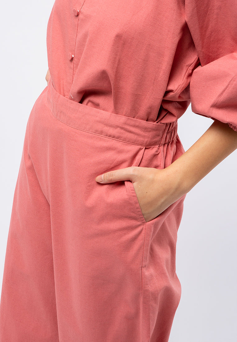 High Waist Cropped Pants