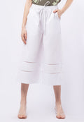 Culottes with Lace Trim Details