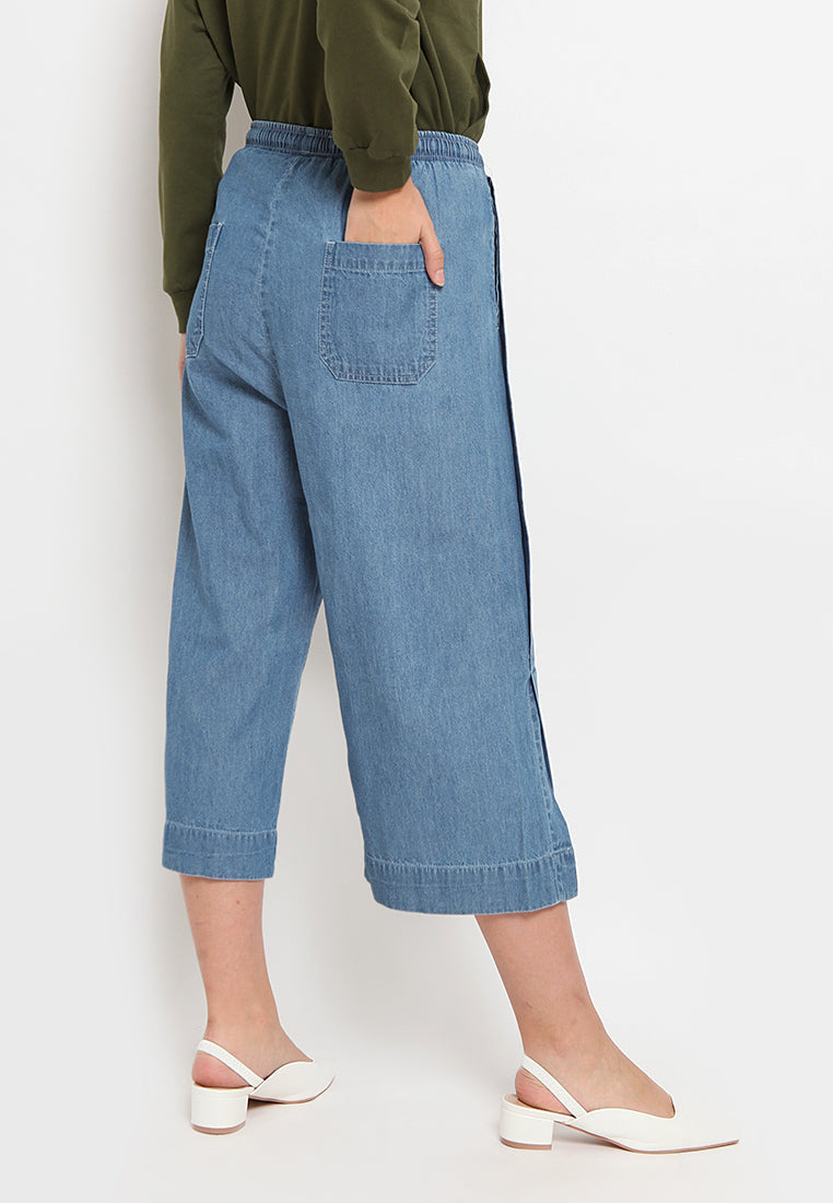 Denim Look Culotte