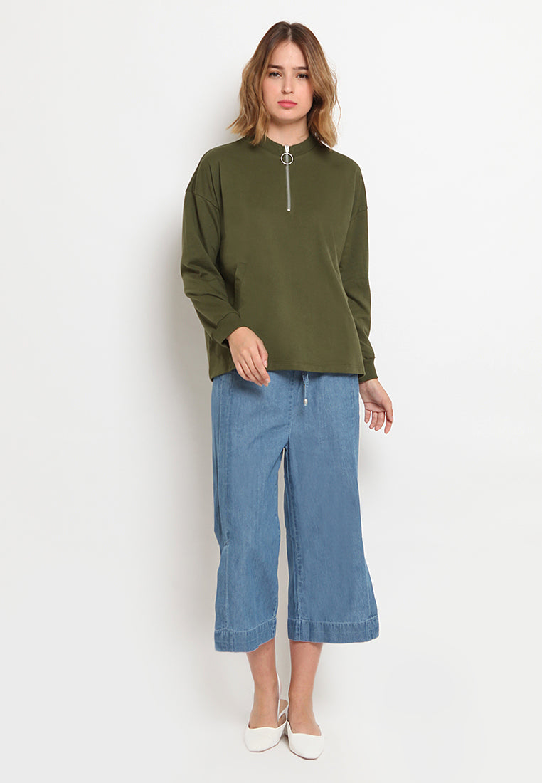 Denim Look Culotte