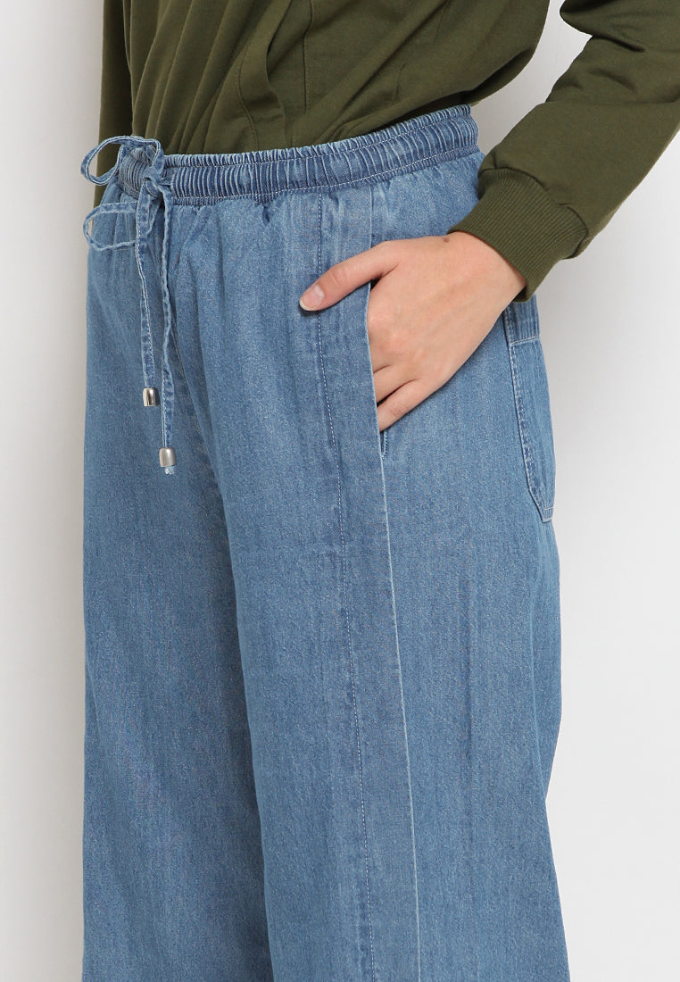 Denim Look Culotte