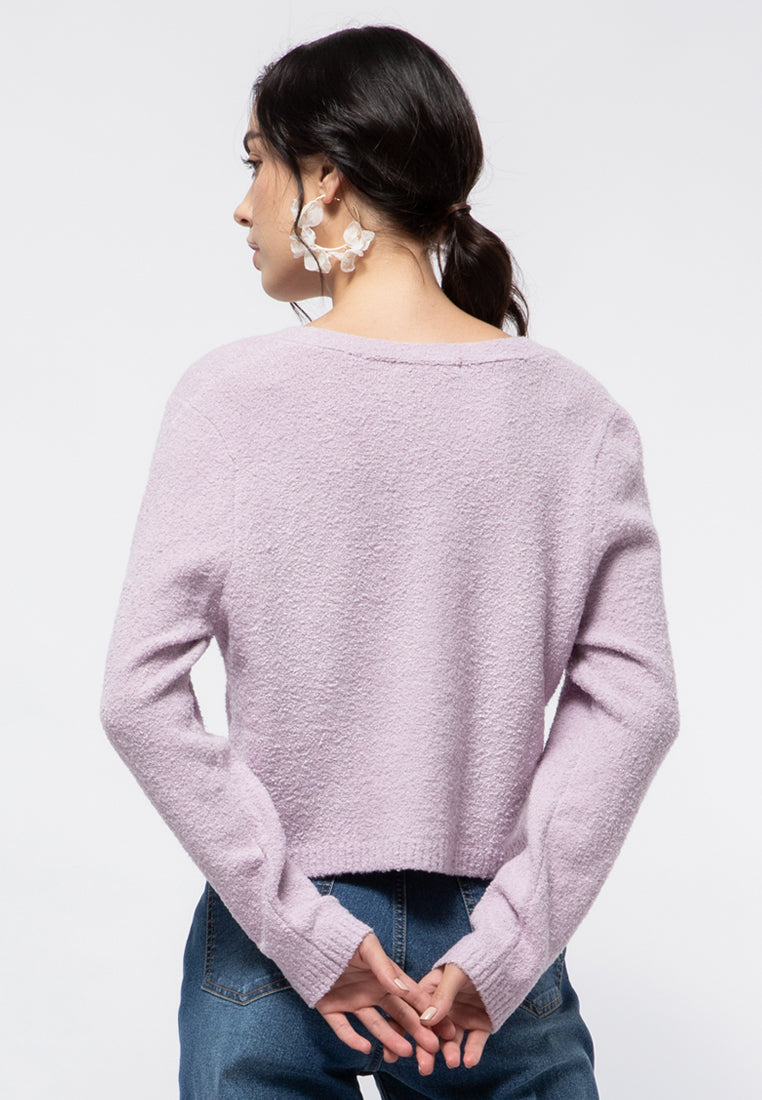 Long Sleeve Crop Cardigan