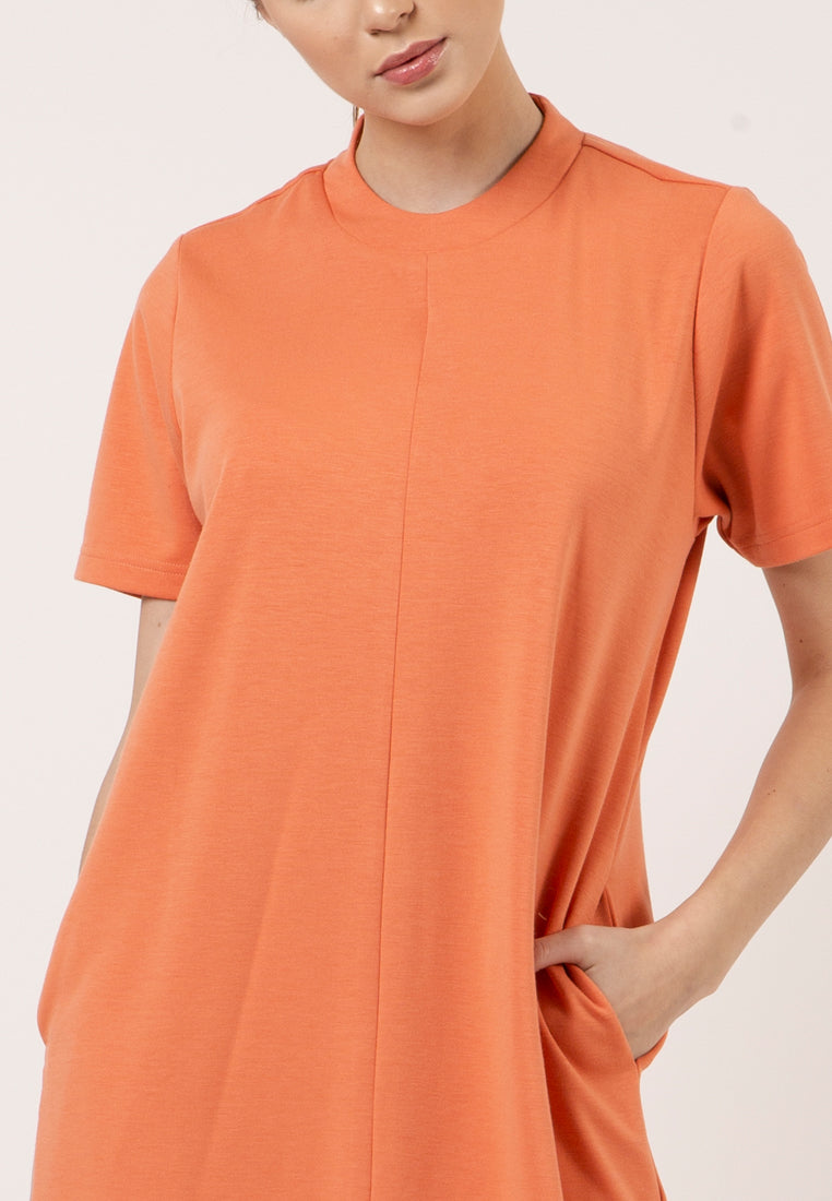 Midi Cowl Dress