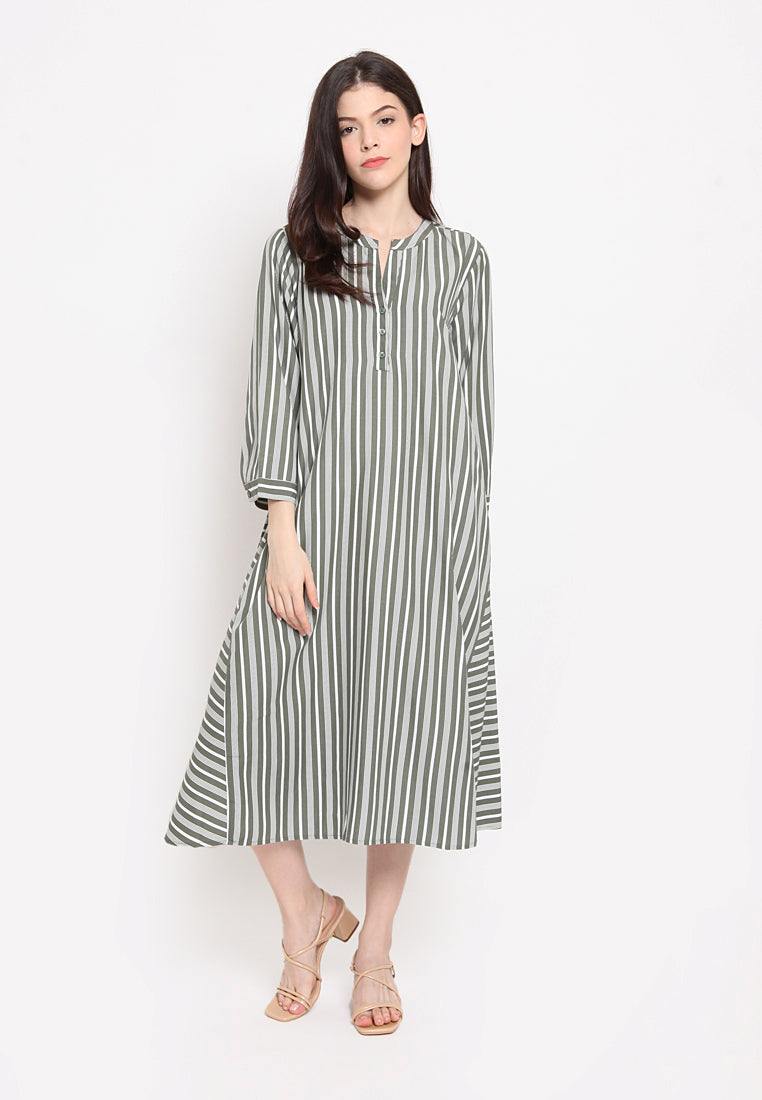 Midi A-Line Dress