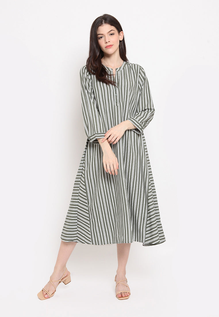 Midi A-Line Dress