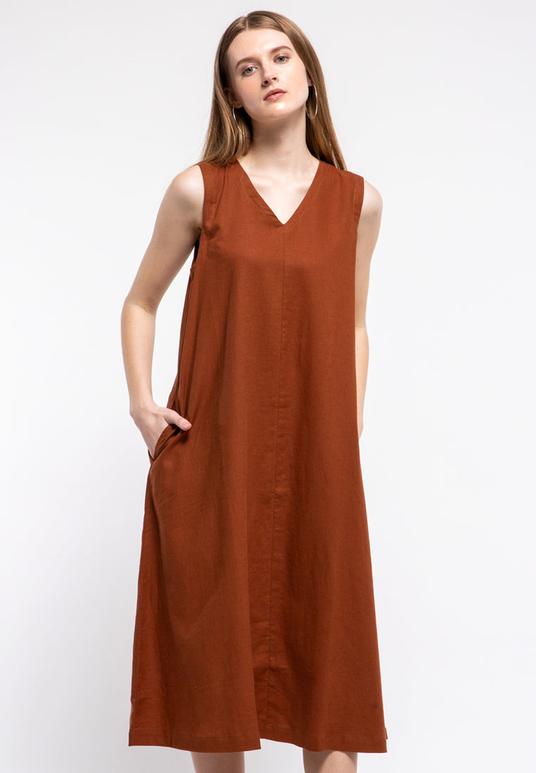 A-line Midi Dress