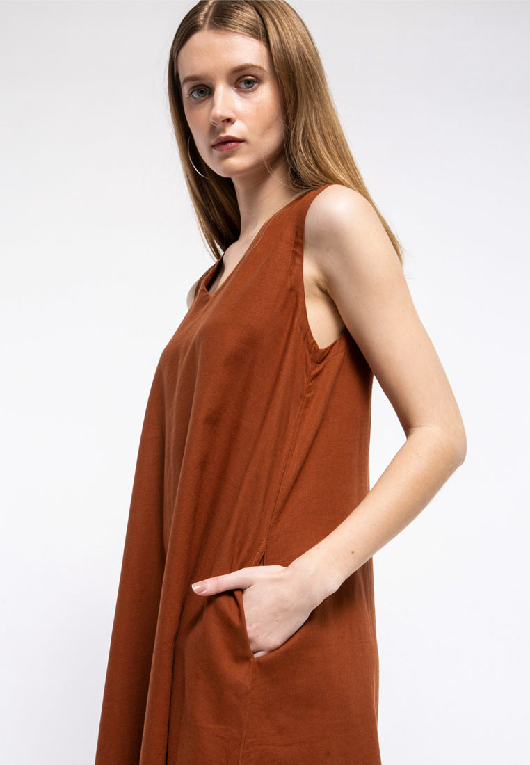 A-line Midi Dress