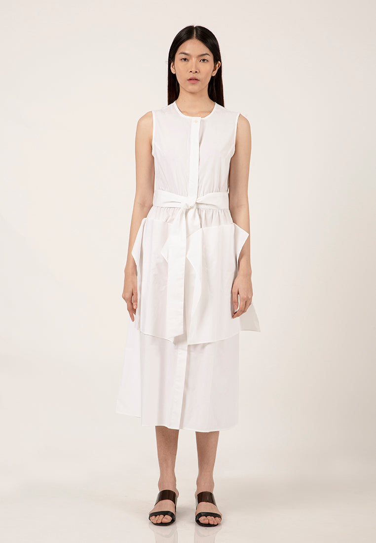 Flare Patch Pocket Dress