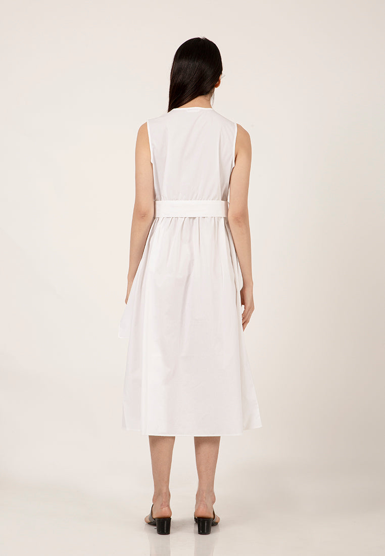 Flare Patch Pocket Dress
