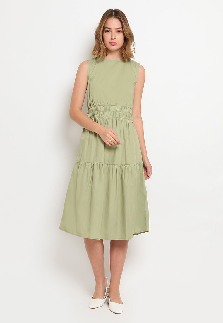 Sleveeless Tiered Dress