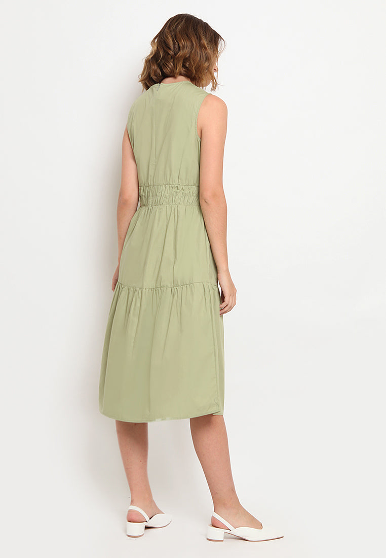 Sleveeless Tiered Dress