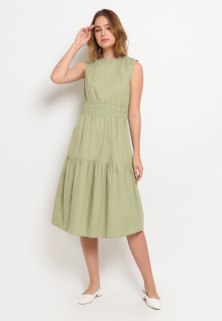 Sleveeless Tiered Dress