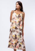 Printed Midi A-line Dress