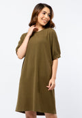 Puff Sleeve Loose Dress