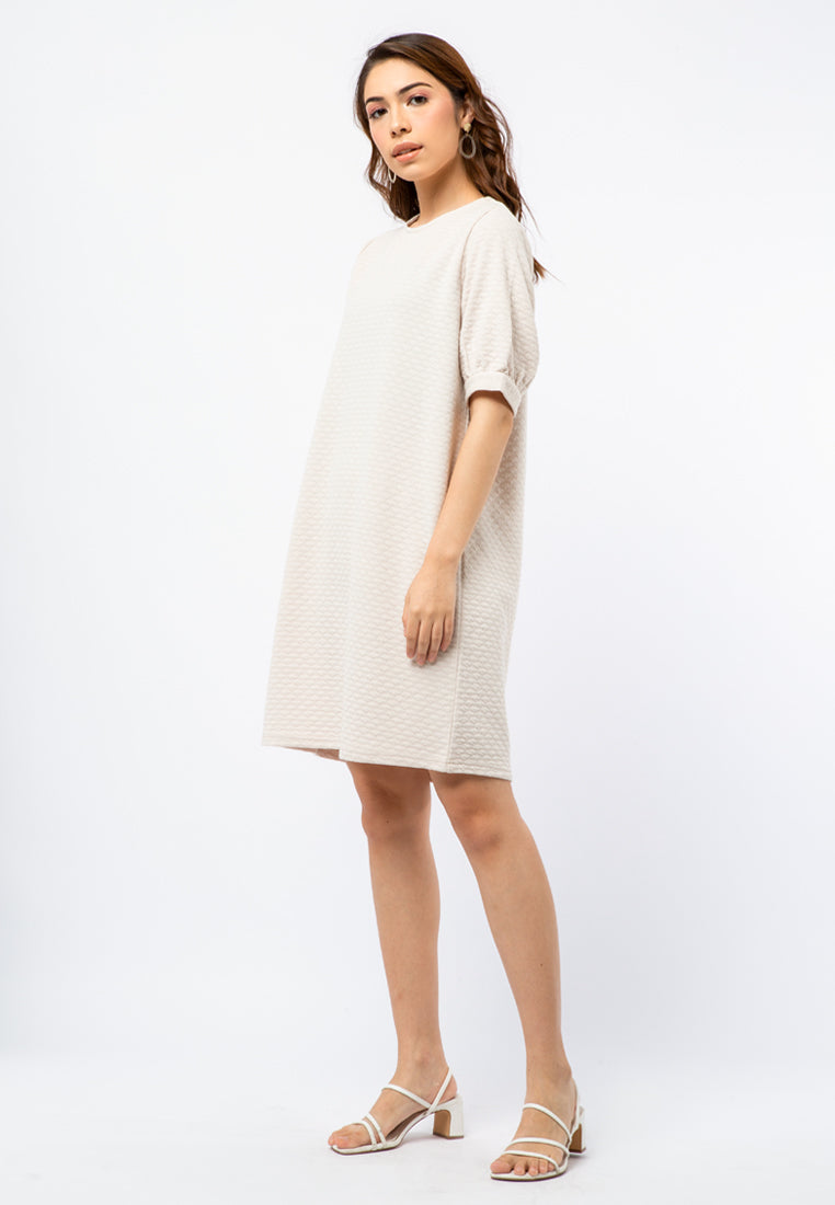 Puff Sleeve Loose Dress