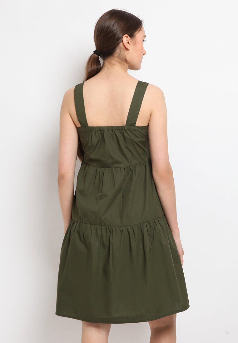 Mini Dress with Tiered Details