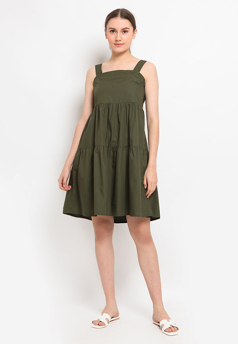 Mini Dress with Tiered Details