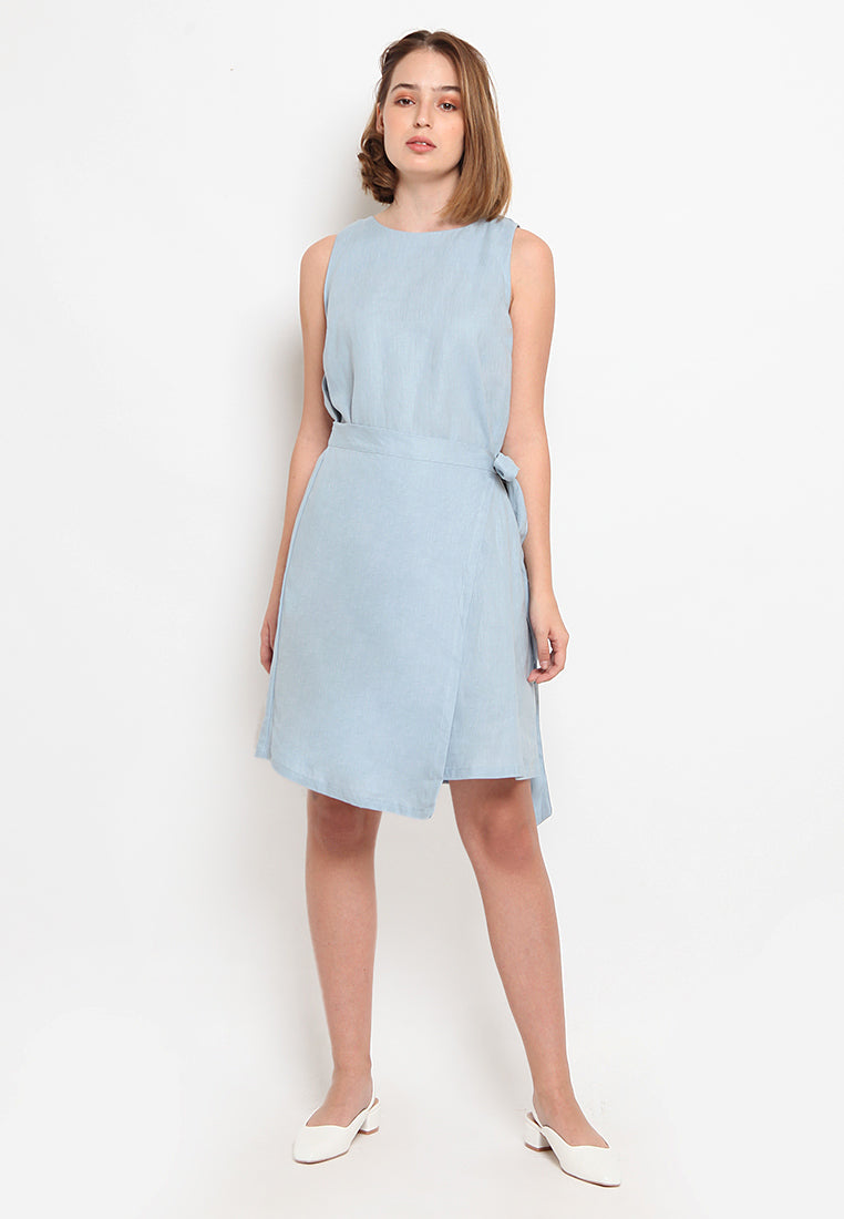 Half Wrap Shift Dress
