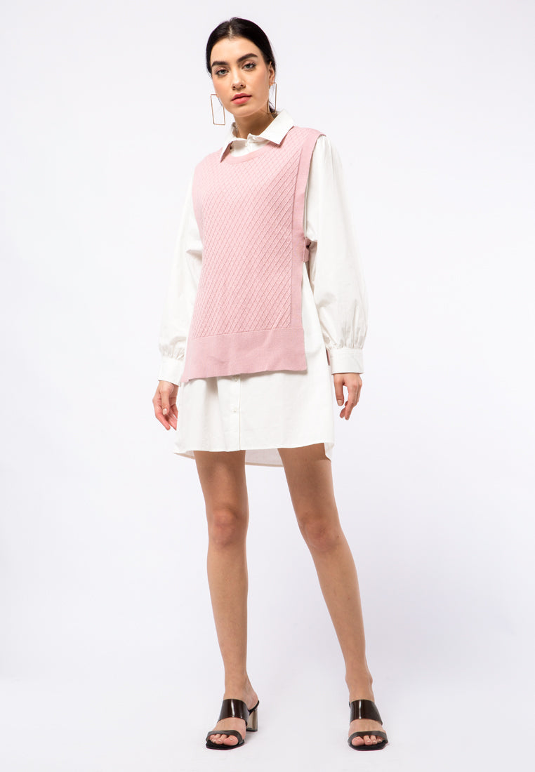 Puff Sleeves Mini Dress