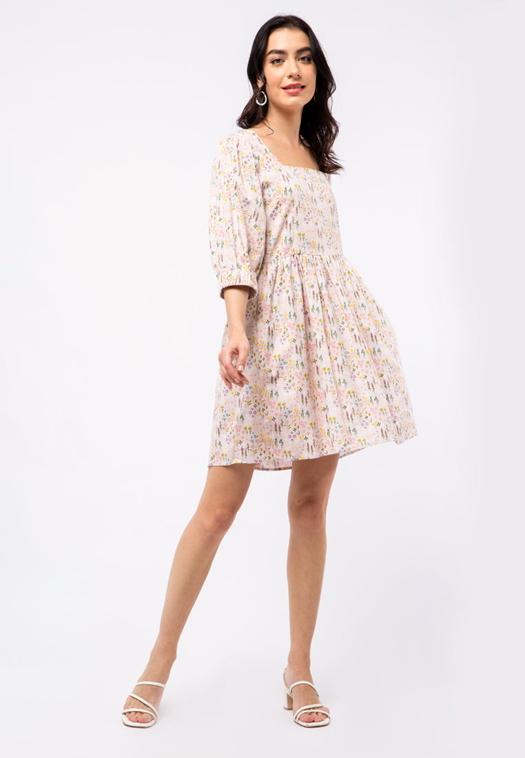 Et Cetera x Ditut Puff Sleeve Mini Dress