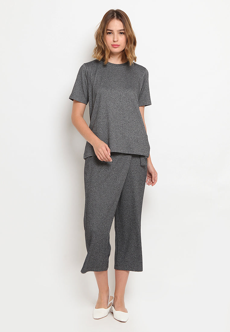 High Waist Crop Pants