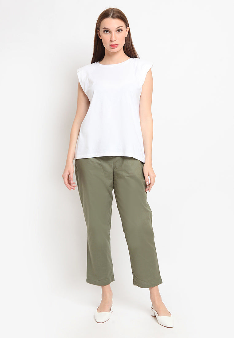 High Waist Tapered Pants