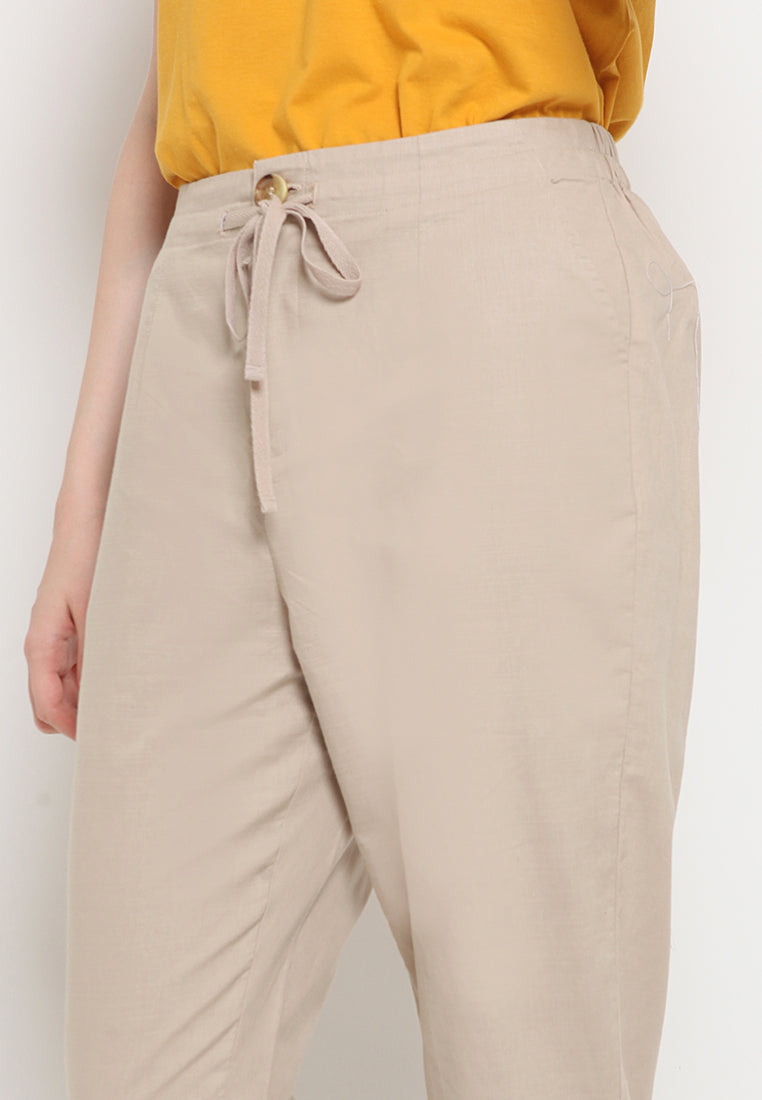 Drawstring Long Pants