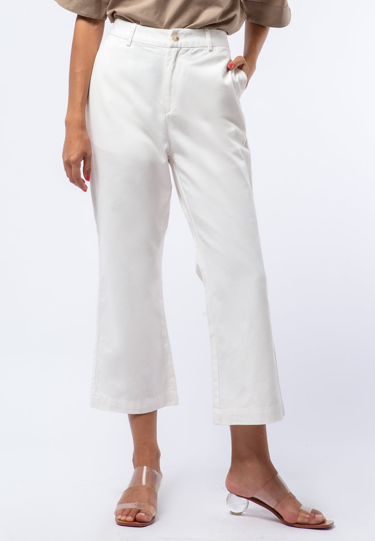 Cropped Highwaist Flare Pants