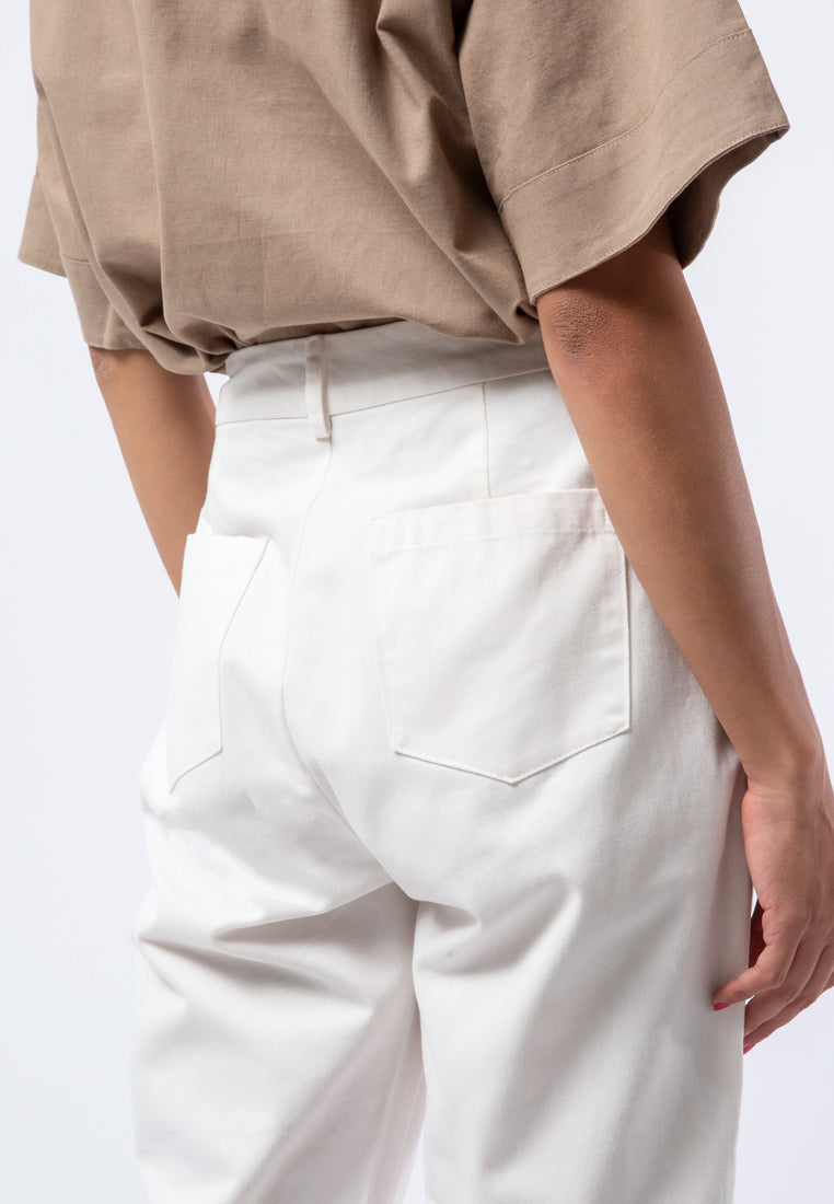 Cropped Highwaist Flare Pants