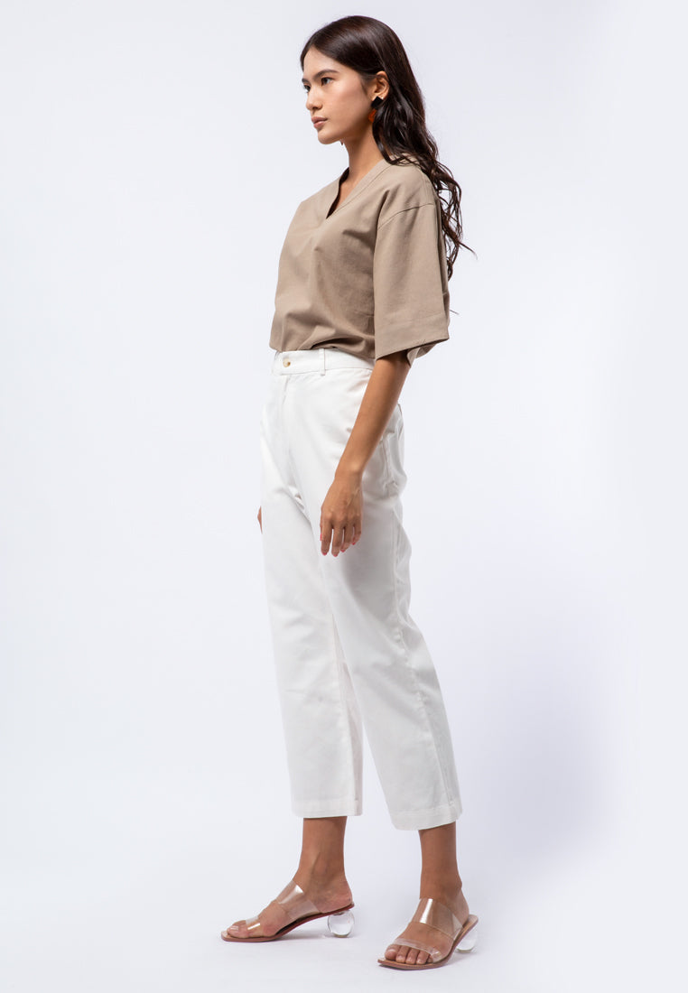 Cropped Highwaist Flare Pants