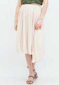 Asymmetric Pleated Skirt