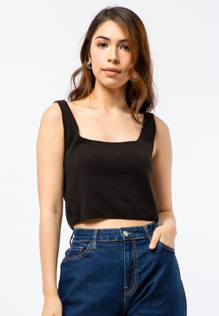Sleeveless Crop Top