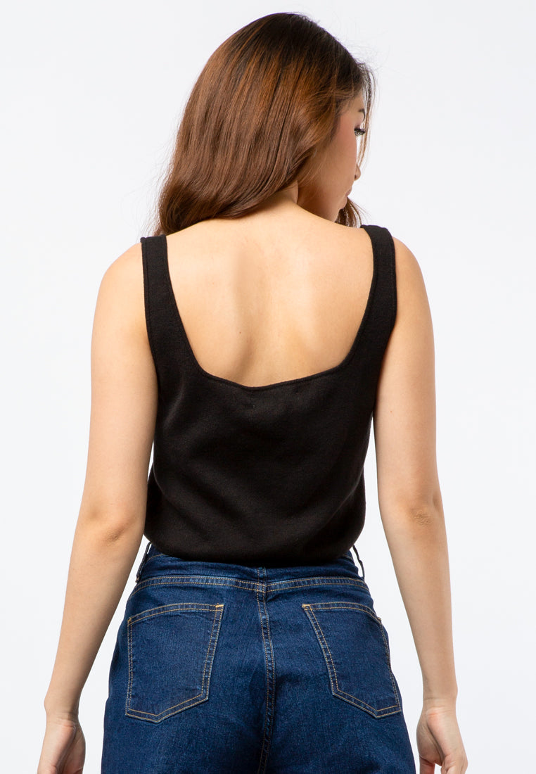 Sleeveless Crop Top