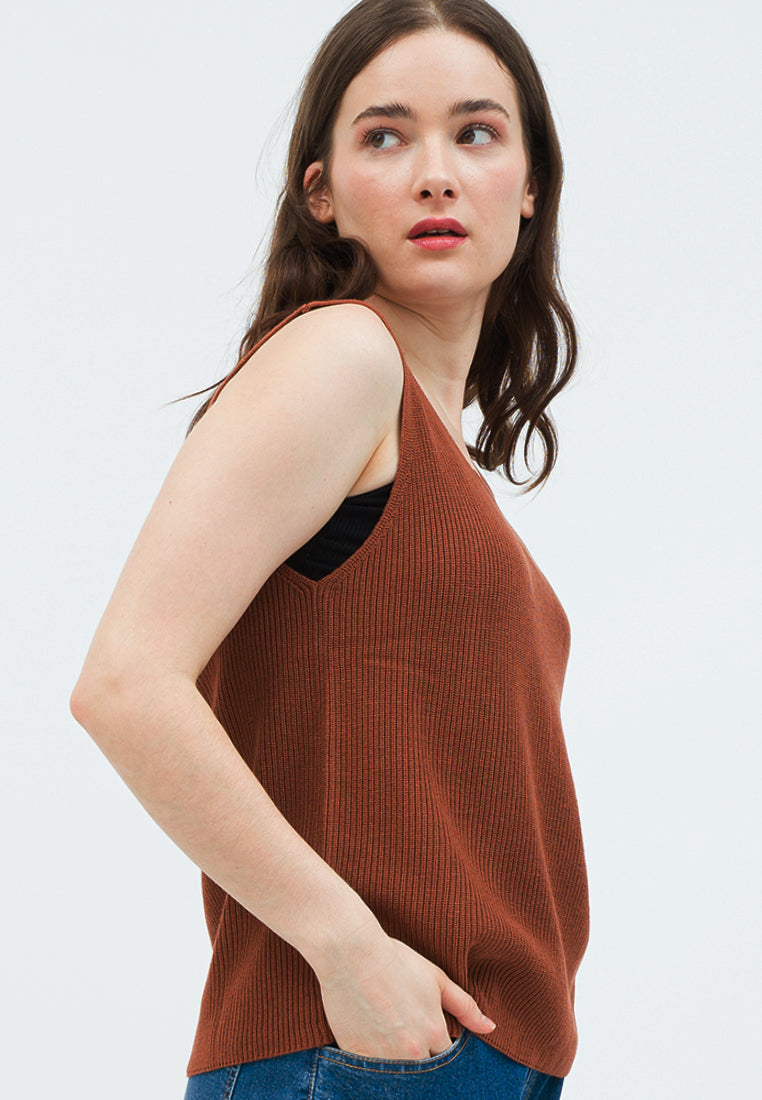 Sleeveless Knit Top