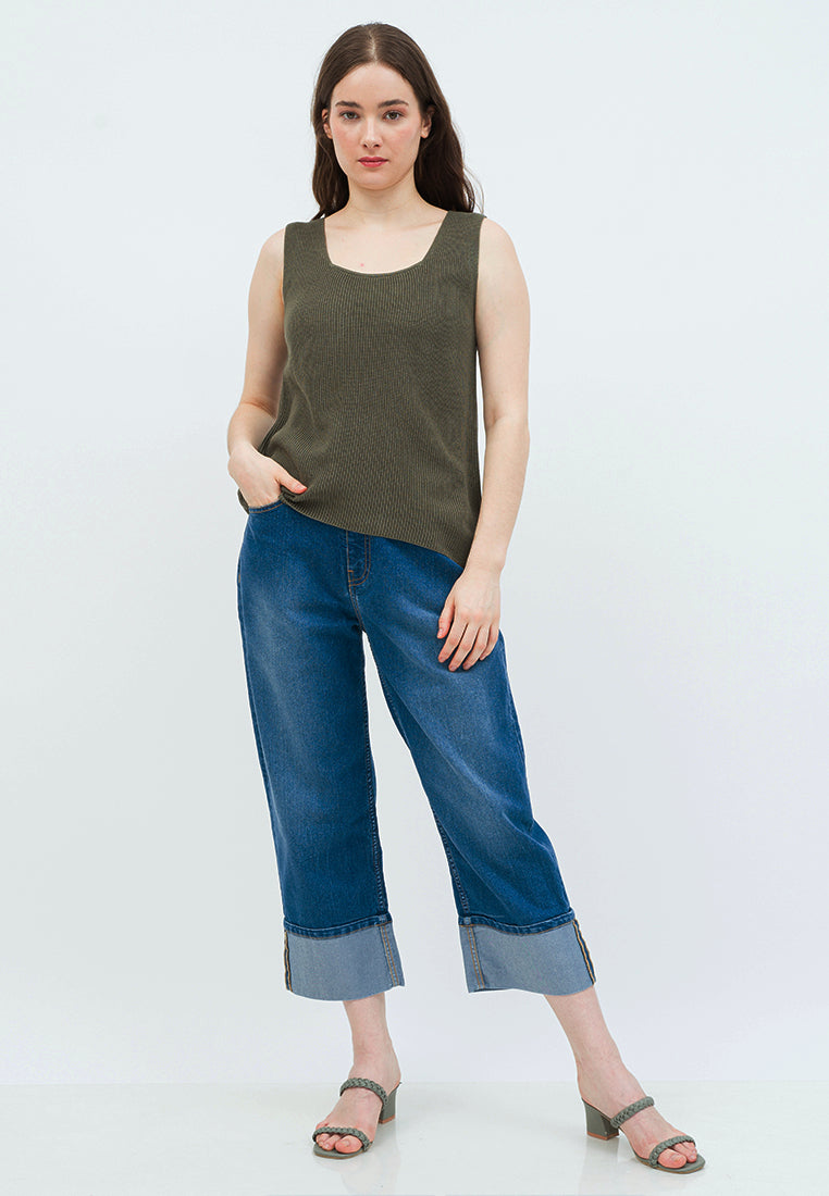 Sleeveless Knit Top
