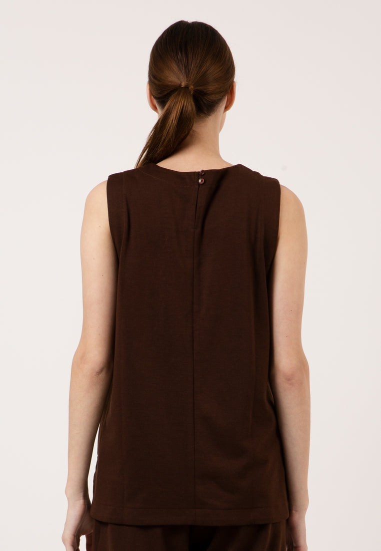 HiLo Sleeveless Blouse 20D001
