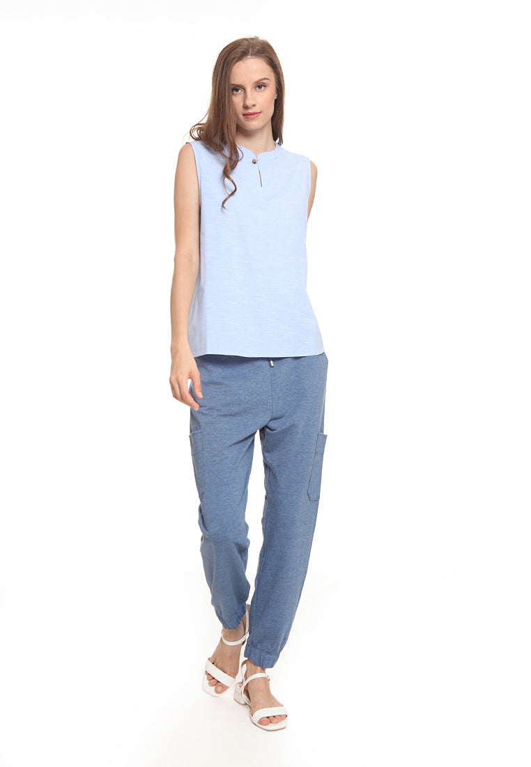 Sleeveless Blouse 0B035