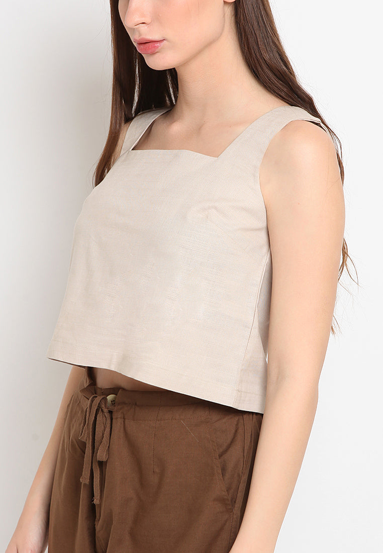 Loose Cropped Blouse