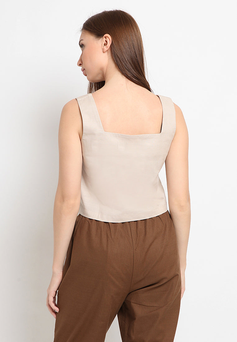 Loose Cropped Blouse