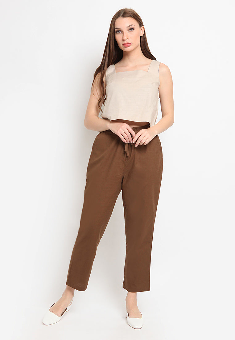 Loose Cropped Blouse