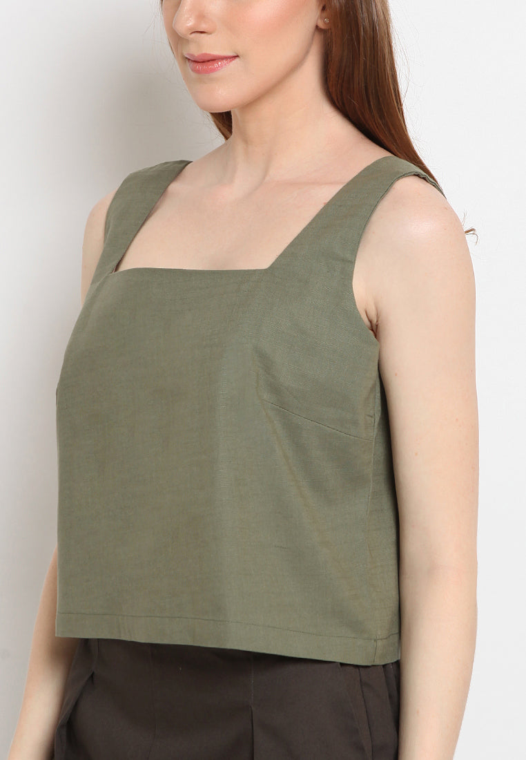 Sleveless Crop Top