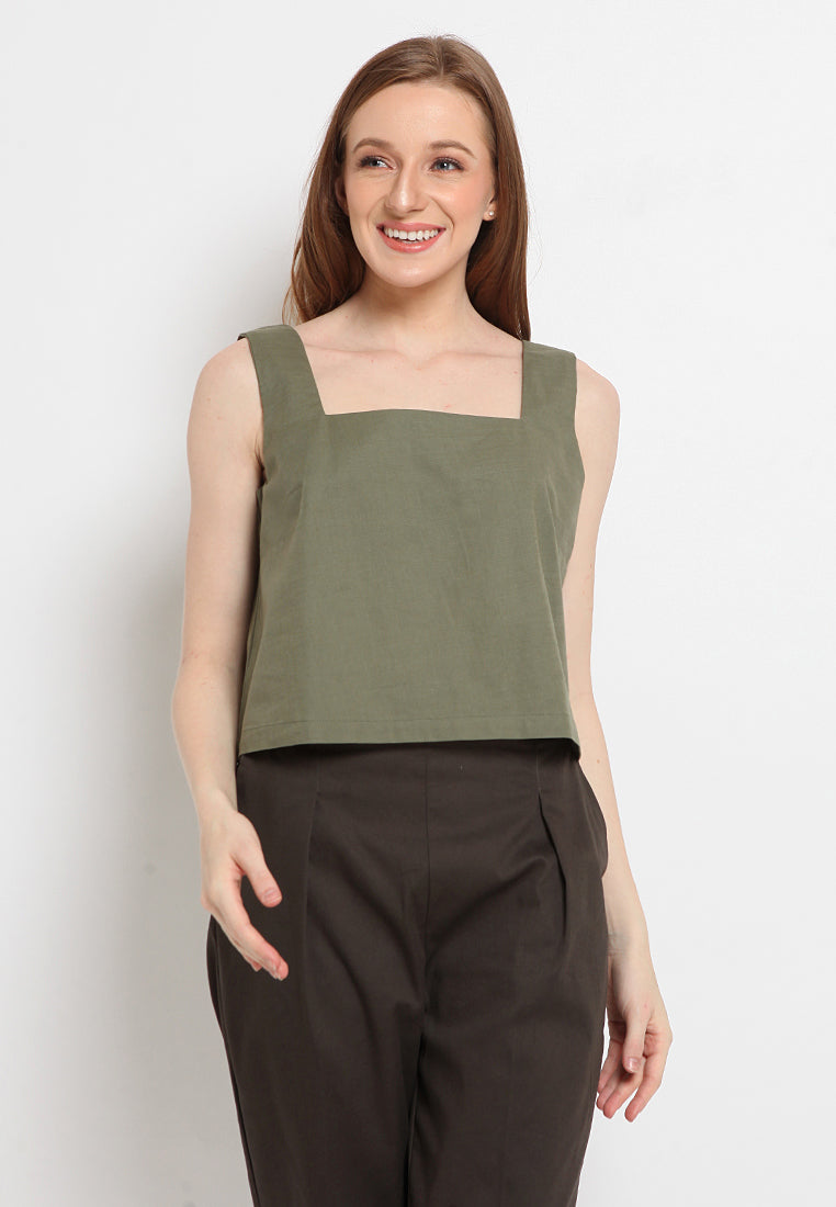Sleveless Crop Top