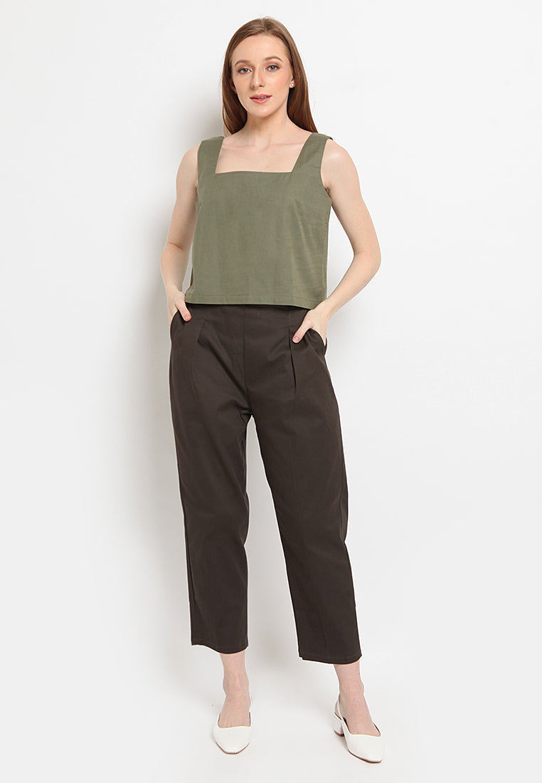 Sleveless Crop Top